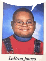 Speech Bubble Lebron James Sticker