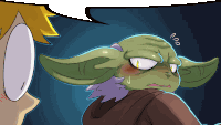 Speech Bubble Yoda Sticker