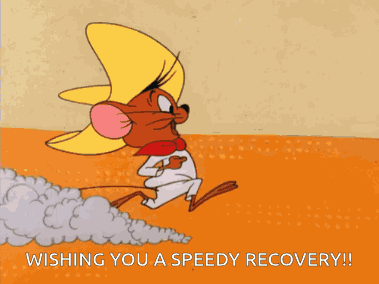 Speedy Gonzales Wishing You A Speedy Recovery GIF