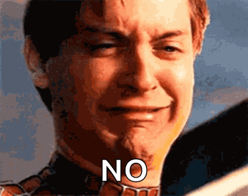 Spider Man Crying GIF