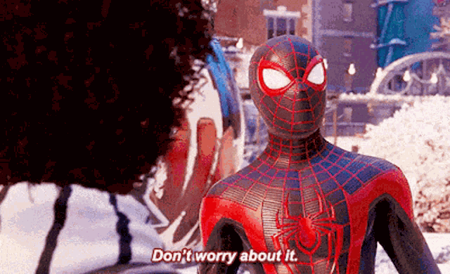 Spider Man Dont Worry About It GIF