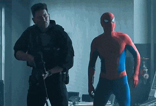 Spider-man Punisher GIF