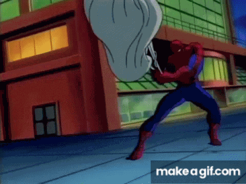 Spider Man Vs Black Cat Spider Man 1994 GIF