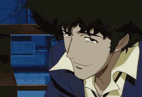 Spike Spiegel Spike Spiegel Laugh GIF
