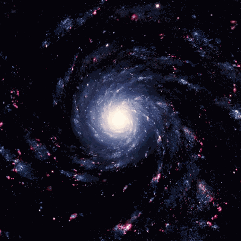 Spinning Galaxy GIF