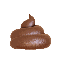 Spinning Poop Sticker