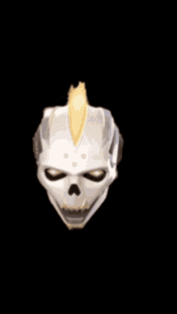 Spinning Skull GIF