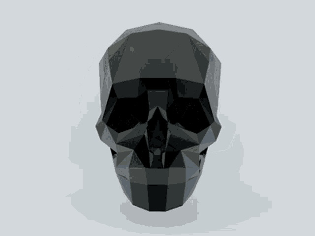 Spinning Skull GIF