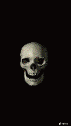 Spinning Skull GIF