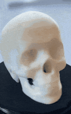 Spinning Skull GIF