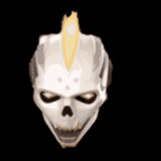 Spinning Skull GIF