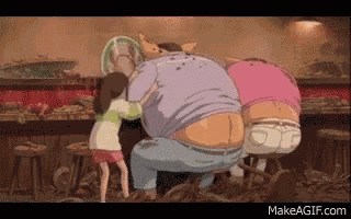 Spirited Away Excuse Me GIF