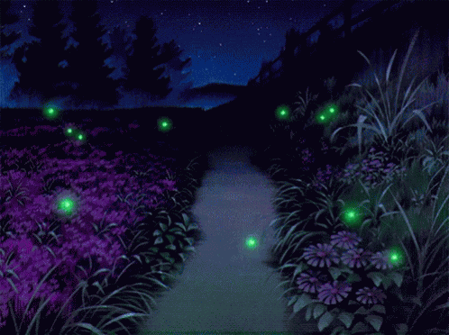 Spirited Away Fireflies GIF