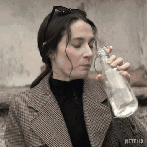 Spitting The Water Dove GIF