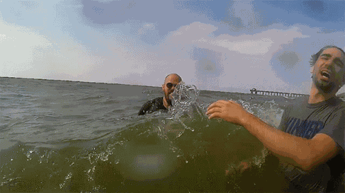 Splashing Microwave GIF