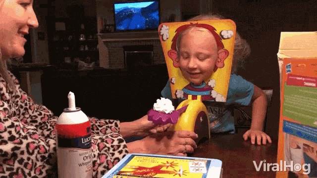 Splat Whip Cream GIF