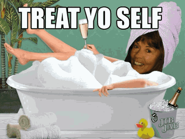 Spoil Treat Yo Self GIF