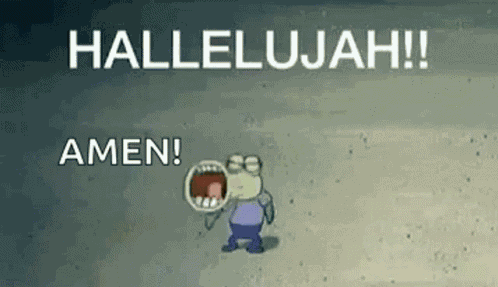 Sponge Bob Hallelujah GIF