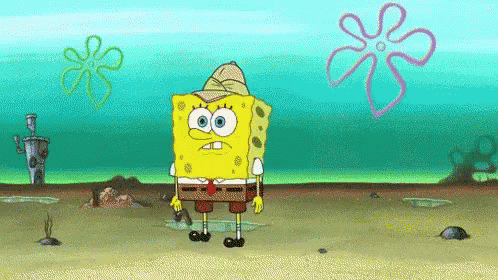 Sponge Bob Looking GIF