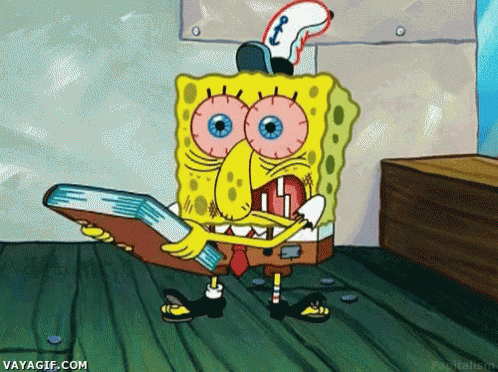 Spongebob Book GIF