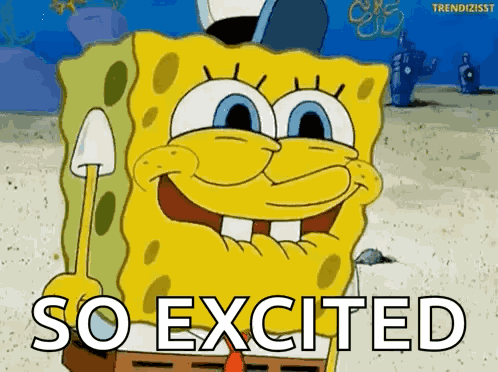 Spongebob Cant Wait GIF