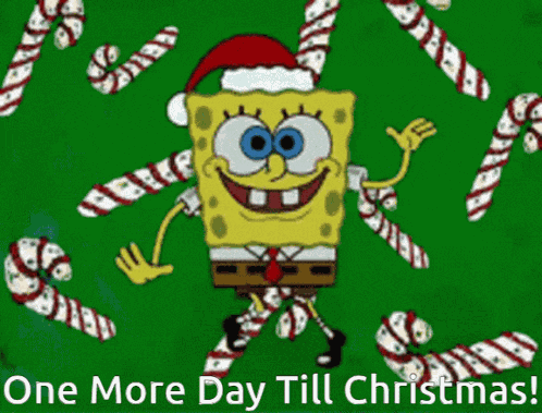Spongebob Christmas Eve GIF