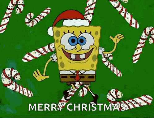 Spongebob Christmas GIF