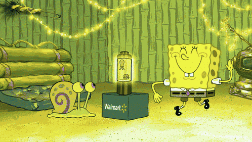 Spongebob Gary The Snail GIF