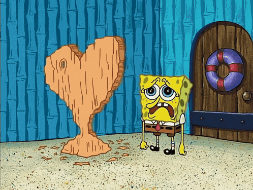 Spongebob Heartbreak GIF