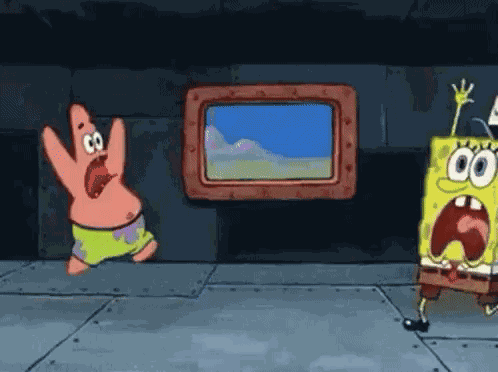 Spongebob Panic GIF
