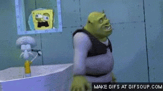 Spongebob Shrek GIF