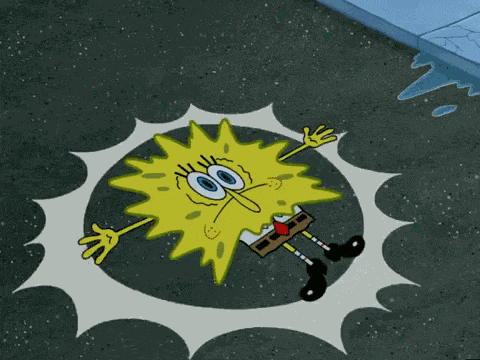 Spongebob Splat Splach Splachbob GIF