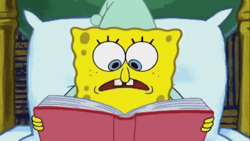 Spongebob Spongebob Reading Meme GIF
