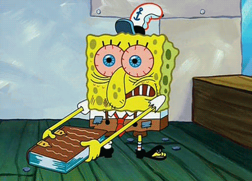 Spongebob Spongebob Smashes Book GIF