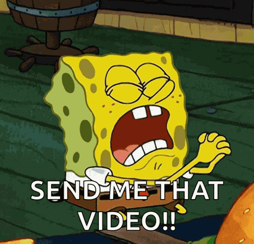Spongebob Squarepants Begging GIF