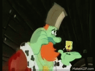 Spongebob Squarepants Shiny Bald Head GIF
