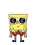 Spongebob Sunglasses Sticker