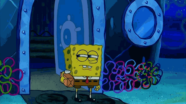 Spongebob Suspicious GIF