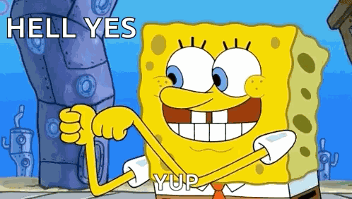 Spongebob Thumbsup GIF