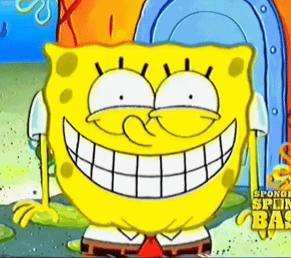 Spongebob Tweaking GIF