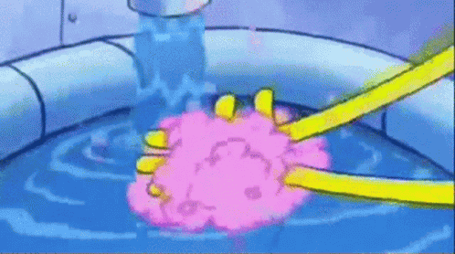 Spongebob Washing Hands GIF