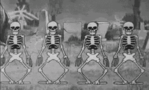 Spooky Spooky Skeleton GIF