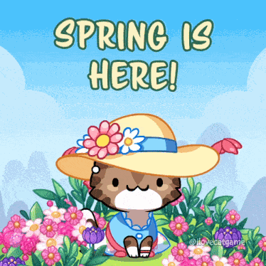 Spring Flowers Hello Spring GIF