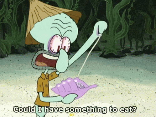 Squidward Could I Have Something To Eat GIF