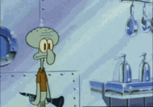 Squidward Flute GIF