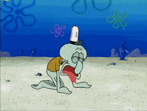 Squidward Squidward Lick GIF