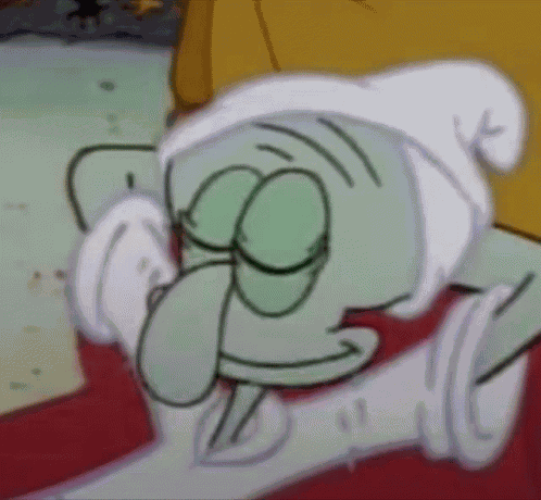 Squidward Watermellon GIF