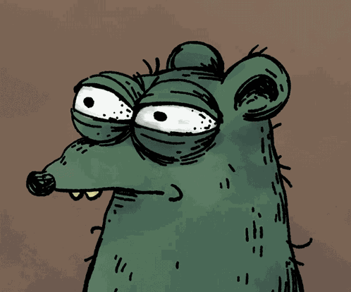 Squint Eyes Ratz GIF