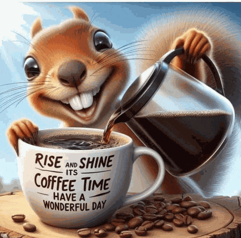 Squirrel Good Morning Meme