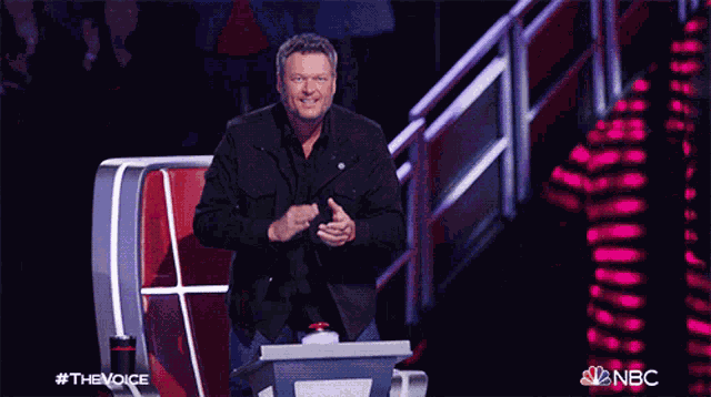 Standing Ovation Blake Shelton GIF